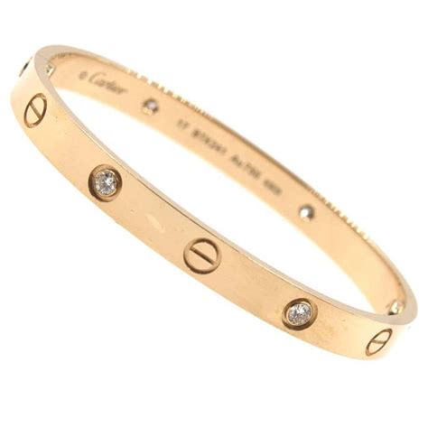 cartier love bracelet 17 rose gold|cartier love bracelet 750 price.